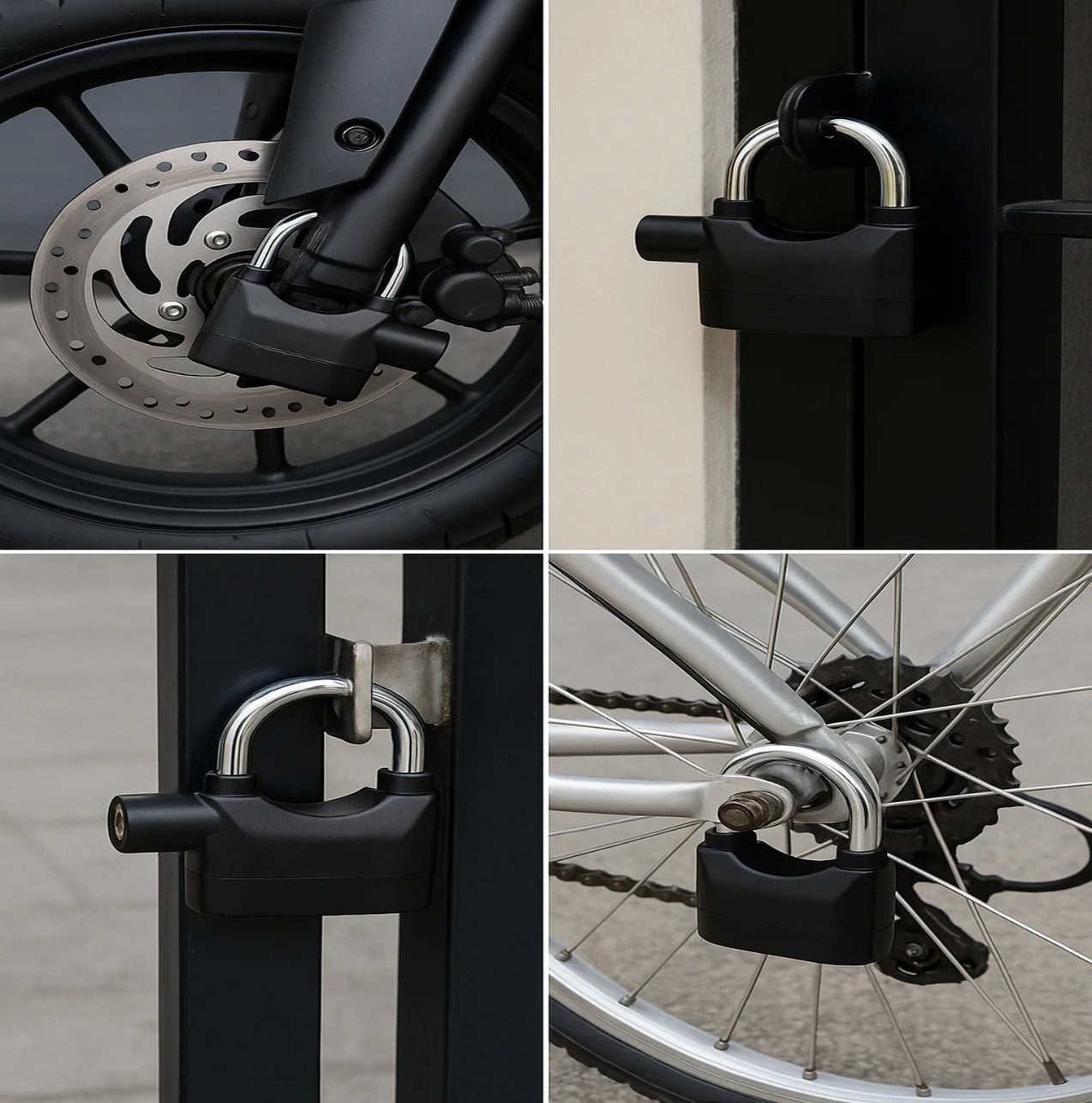 Candado con Alarma Antirrobo