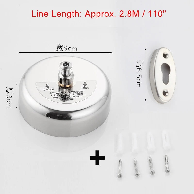 Tendedero Retractil de (9 pies)